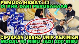 PEMUDA HEBAT CIPTAKAN USAHA KEKINIAN VIRAL MODAL 50RIBU JADI 200RIBU  IDE USAHA KEKINIAN VIRAL 2024