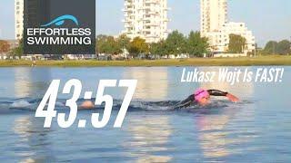 The Fastest Legitimate Ironman Swim...Ive EVER Seen