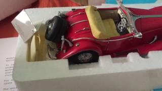 Franklin mint Mercedes 500K Roadster review