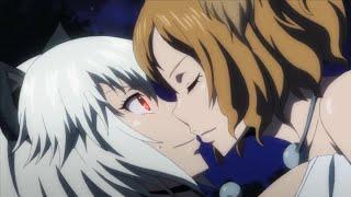 Shot on iphone meme but its anime Lesbian kiss