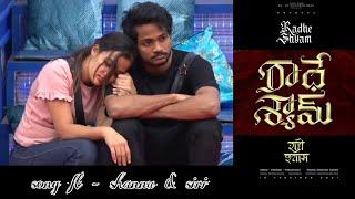 shanmukh jaswanth & siri hanumanth  Radhe shyam fan made song #biggboss #biggboss5