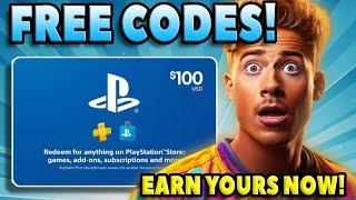 How I got FREE $100 PSN Gift Card Codes in 2024  You can earn Free PSN Codes too