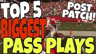 POST PATCH TOP 5 BIGGEST PASS PLAYS IN MADDEN 20 Best Money Play Offense Passing Tips & Tricks