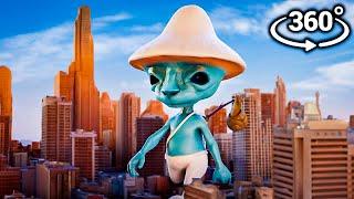 360° Smurf Cat Breaks into Your City