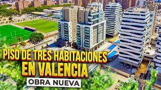 Obra nueva. Piso de tres habitaciones en Valencia  Inmobiliaria Alegria