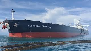 MT. PERTAMINA PRIDE KE 5 KALI DI SPM CILACAP