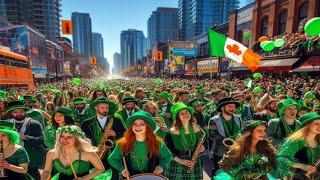 Toronto LIVE St Patricks Day Parade 2024