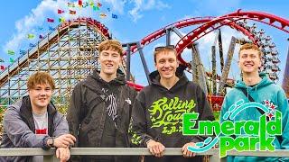 Irelands BEST Theme Park  EMERALD PARK Vlog