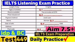 IELTS Listening Practice Test 2024 with Answers Real Exam - 449 