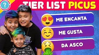 ¿Cuál es tu canción favorita de Picus? Elige tu canción y clasificala  Tier List PICUS  