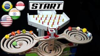 Marble Race Friendly #4 Tournament of Marbles by Fubecas Marble Runs