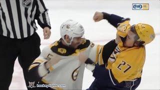 Adam McQuaid vs Derek Grant Jan 12 2017