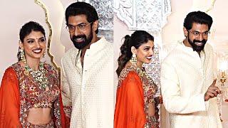 Rana Daggubati With His Wife Miheeka Bajaj Attends Anant Ambani And Radhika Merchant Wedding