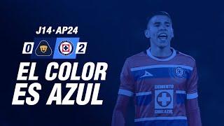 El Color es AZUL  Pumas vs Cruz Azul  Apertura 2024