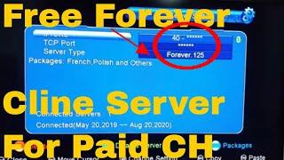 How to add Cline Forever Server in Satellite Receiver  Cline CCCam Connectivity In Receiver 2019