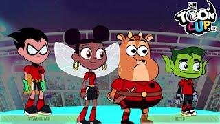 Toon Cup - Football Game - NEW Ivandoe from The Heroic Quest & Bumblebee from Teen Titans Go