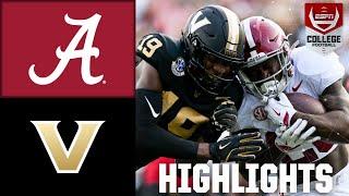 Alabama Crimson Tide vs. Vanderbilt Commodores  Full Game Highlights  ESPN College Football