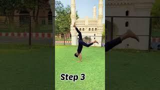 How to do backhand spring esey way ️सबसे आसान तरीका back jump सीखने का #tutorial  #backflip