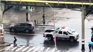 NYPD ford fusion responding