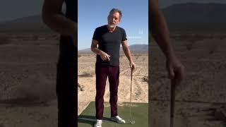 You should never feel discomfort when you swing. #golfskills #golfposture #golfmechanics