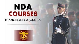 Different Courses for NDA Cadets