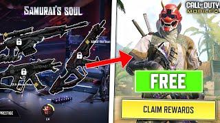 NEW SECRET WAY To Get FREE LEGENDARY skins in COD MOBILE Samurais Soul Series Armory