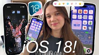 *iOS 18* оформление телефона + фишкиновинки iOS 18 рабочий стол