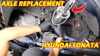 How To Replace Front CV Axle  2011-20014 Hyundai Sonata YF