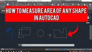 How To Calculate Area of Any Shape in AutoCAD 2020