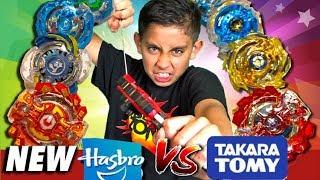 New Beyblade Burst Battle Hasbro vs Takara Tomy tournament  Best Beyblades challenge