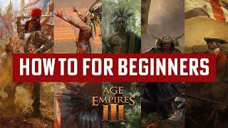 How to play Age of Empires 3 for Beginners Feat. Sam