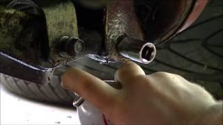 How to remove seized rusted stuck lower control arm bolts Part 2