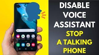 How to stop a talking phone disable TalkBack #Talkback