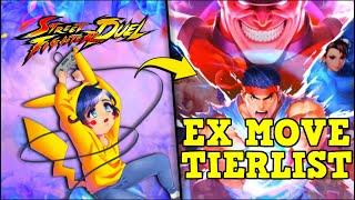 EX Move Tier List August 2024 - Street Fighter Duel