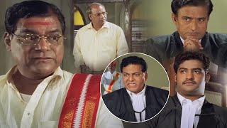 Jr Ntr As Lawyer As Defend For His Father Scene  Student No 1 Movie Scenes  Cine Square