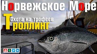 Троллинг • Охота на Трофеев • Норвежское Море • Русская Рыбалка 4