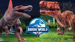 Спинозавр и родственники Ирритатор и Барионикс Jurassic World Alive