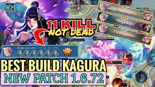 BEST BUILD KAGURA NEW PATCH 1.6.72  GAMEPLAY KAGURA  Mobile Legends