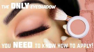 Beginners Eye Makeup Tutorial The ONLY eyeshadow you need  How to apply eyeshadow