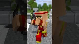 マイクラ拳の達人∼Kung fu Villager∼　駐車場minacraft Animation　#shorts #マイクラ #minecraft