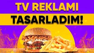 Hamburger Reklamı Tasarlıyoruz #tvreklamı #sosyalmedyatasarımı