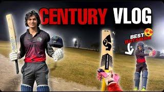 THE CENTURY VLOG  110 52 In HIGH SCORING T20 Match Day Night Cricket Match