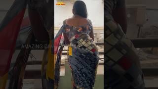 Beautiful Saree Back Pose #saree #shorts #sareefashion