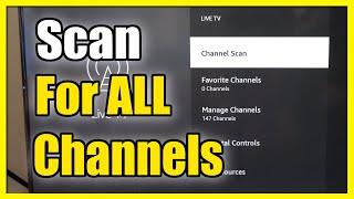 How to Scan For Channels on Amazon Fire TV Antenna Air & Cable