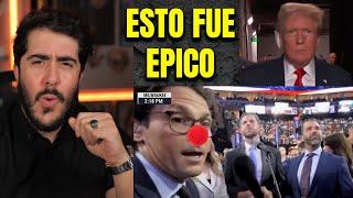 El retorno TRIUNFAL de Trump y el momento en el que su hijo DESTRUYO a un periodista de MSNBC