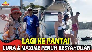 Lagi Ke Pantai Liburan Spesial Luna Maya & Maxime Bouttier Bak Bulan Madu Warganet Senang Bahagia