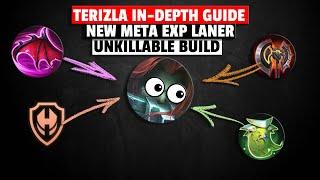 TERIZLA NEW Item Build & PRO In-depth Guide  Queens Wings & War Axe  Terizla Best Guide 2024