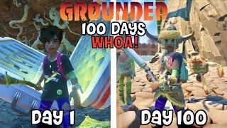 I Spent 100 Days in Grounded WHOA Edition