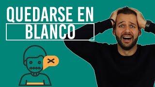 QUEDARSE EN BLANCO 1 4 Errores para Quedarte en Blanco al Hablar en Público y Hacer Presentaciones