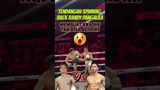 KELASS Randy Pangalila Mampu Menumbangkan Atlit Nasional Kickboxing Kkajhe⁉️ #fyp #byoncombat